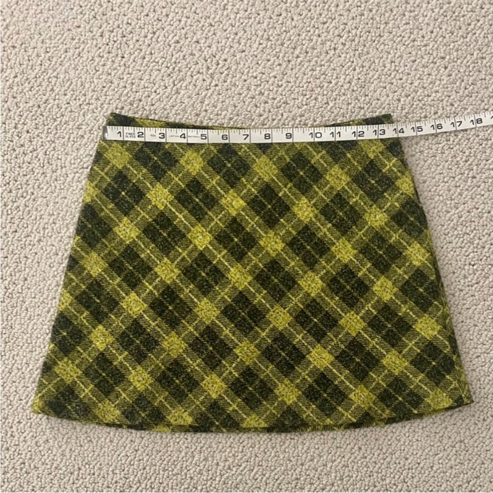 Zara Black & Yellow Mini Skirt - Picture 5 of 6